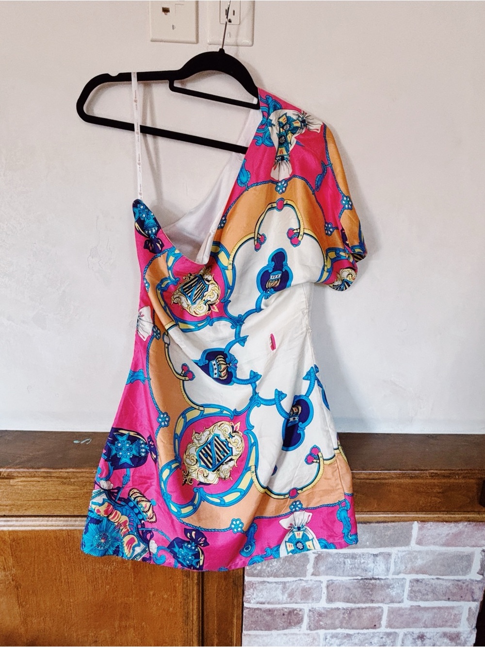 JB by Julie Brown One-Shoulder Vibrant Mini Dress